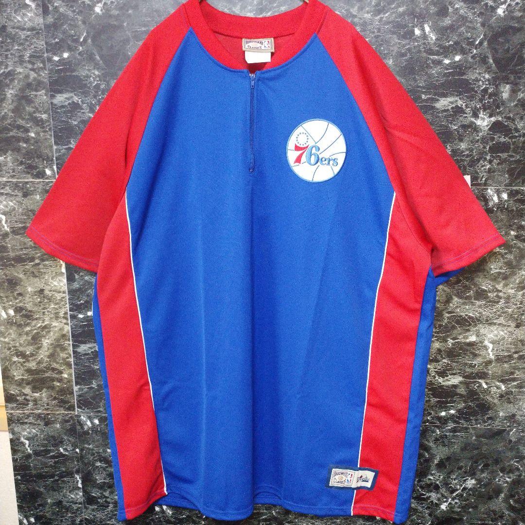 Hard wood Majestic NBA シクサーズ ジャージ XL ①