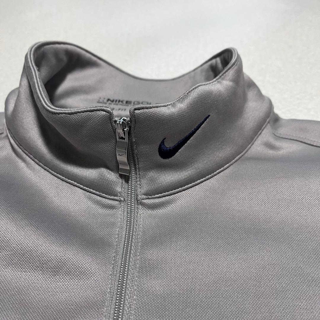 NIKE GOLF ナイキゴルフ メンズハーフジップ プルオーバー グレー M