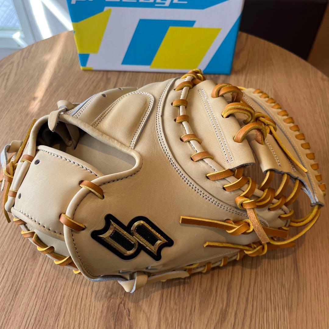 カ*丼様 新品 硬式用 SSK キャッチャーミット キャメル