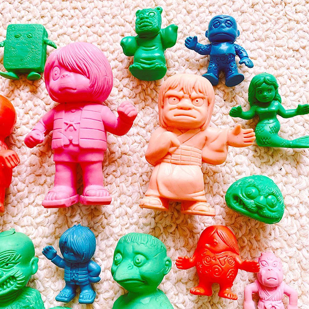 【値下げ】希少 ゲゲゲの鬼太郎　消しゴムフィギュア キン消し 22体 まとめ売り
