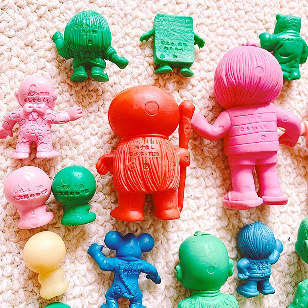 【値下げ】希少 ゲゲゲの鬼太郎　消しゴムフィギュア キン消し 22体 まとめ売り
