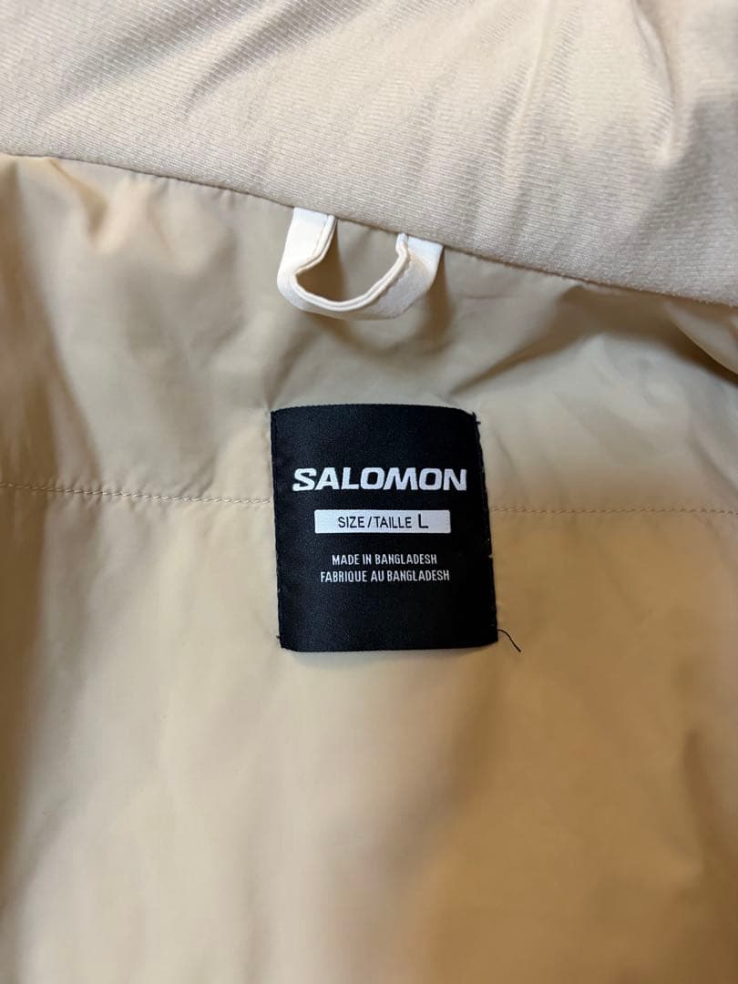 サロモン スキー ジャケット SALOMON ホワイト　白　Lサイズ