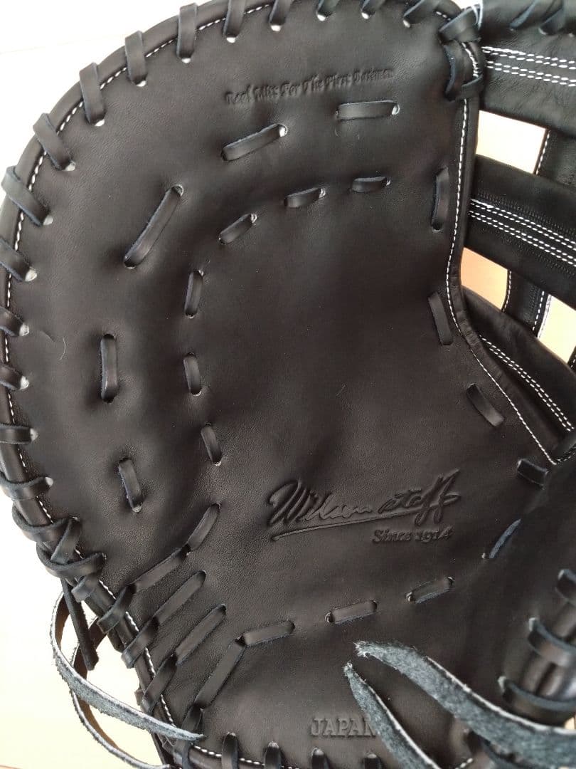 み*き様 Wilson ウィルソン WBW101116 硬式一塁手左投用 ブラッ