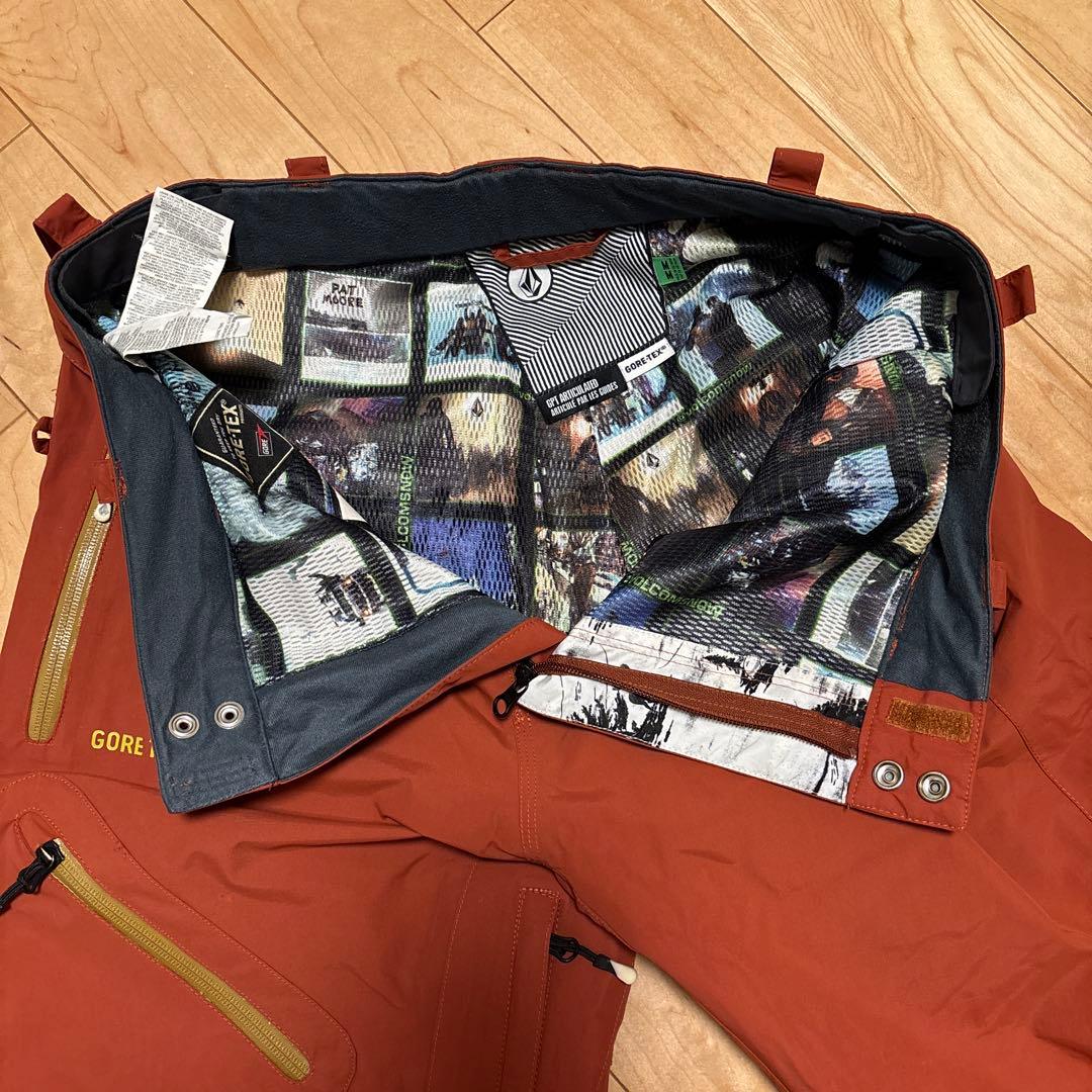 VOLCOM ボルコム　GORE-TEX　ゴアテックス　パンツ　スノボ　朱