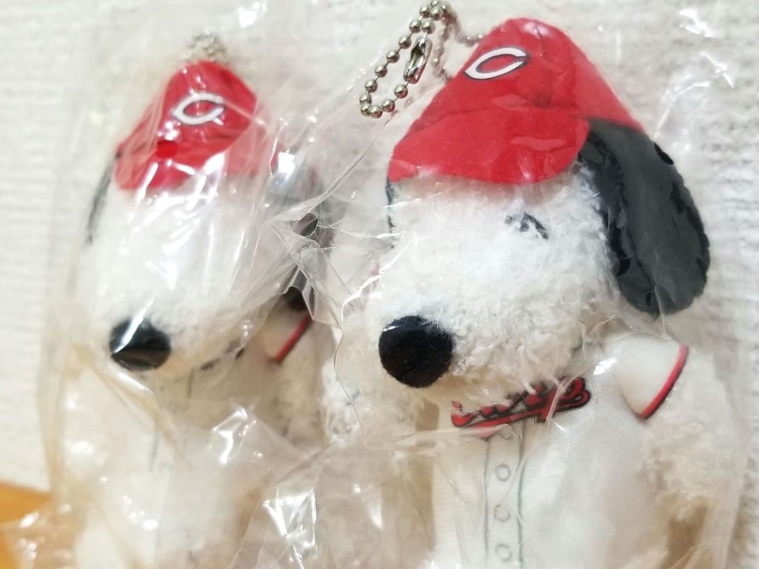 【希少 エラー品】広島東洋カープ スヌーピー コラボ 限定 ぬいぐるみ タオル