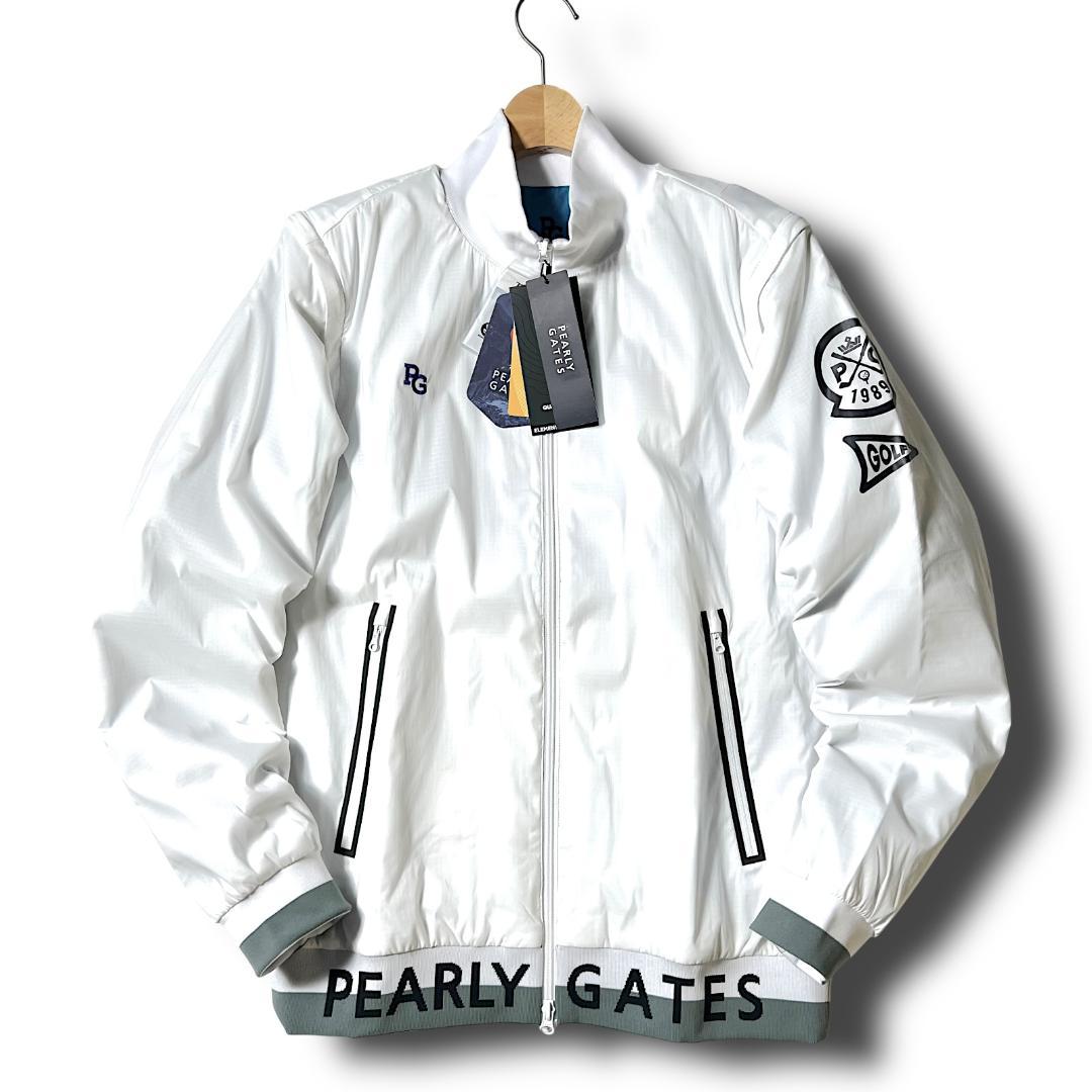 ホワイト パーリーゲイツ 定5.7万 リバーシブル 4wayジャケット ベスト