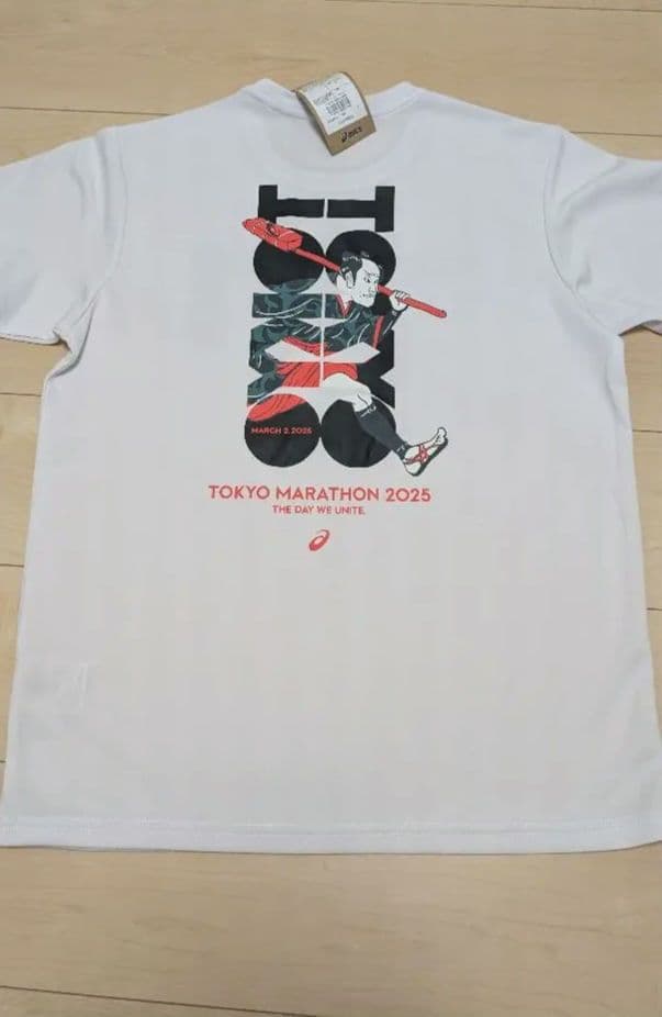 【新品未使用】東京マラソン2025 Tシャツ Sサイズ ホワイト