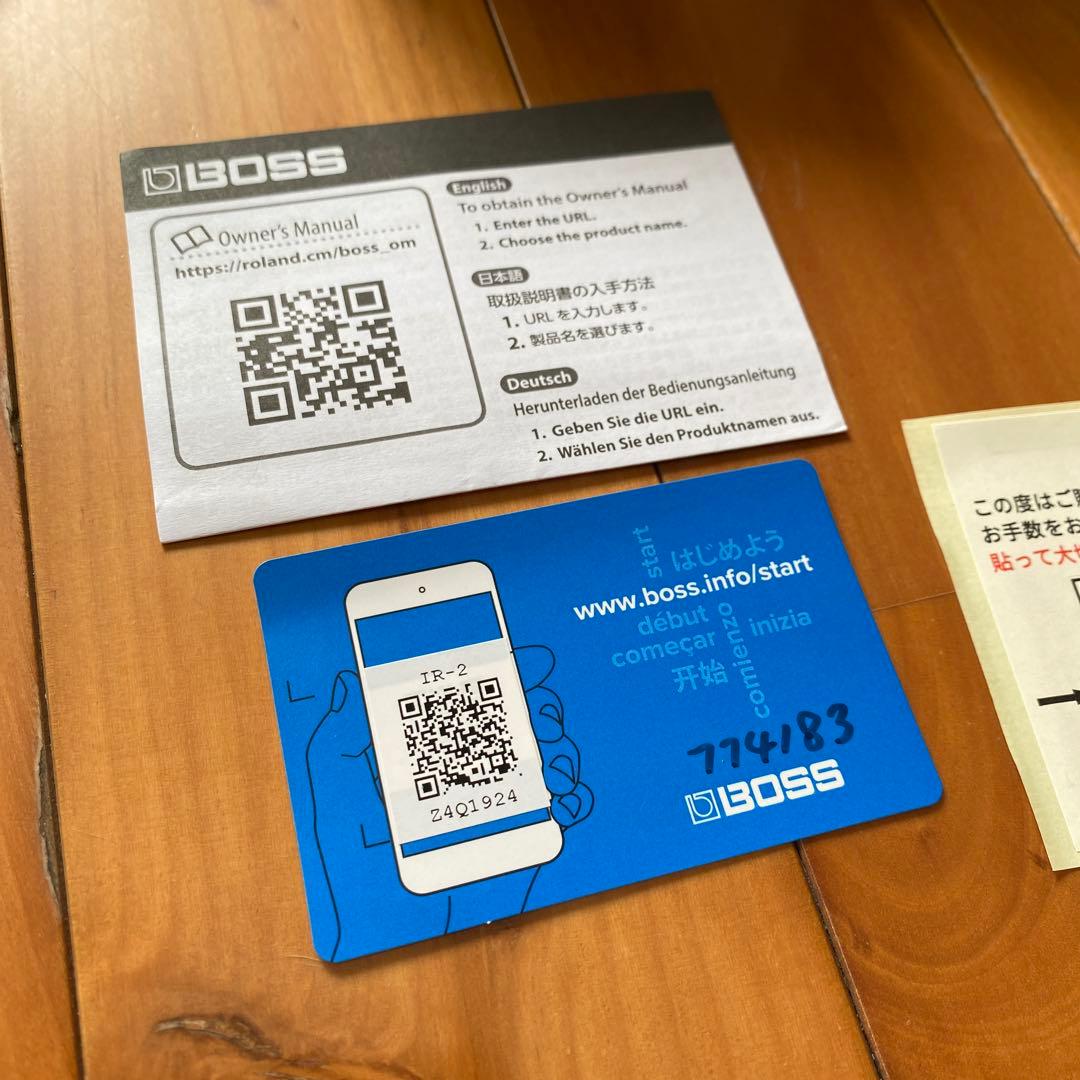 BOSS IR-2 Amp & Cabinet ギターエフェクター