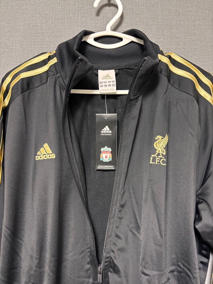 【タグ付き・未使用】Liverpool FC adidas ジャケット 黒