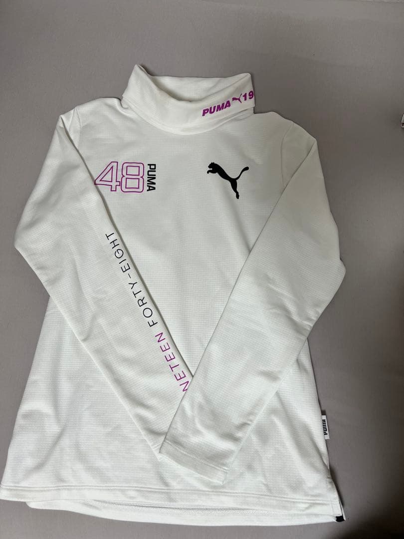 PUMA ブラック トレーナー・スウェット　ゴルフウエア