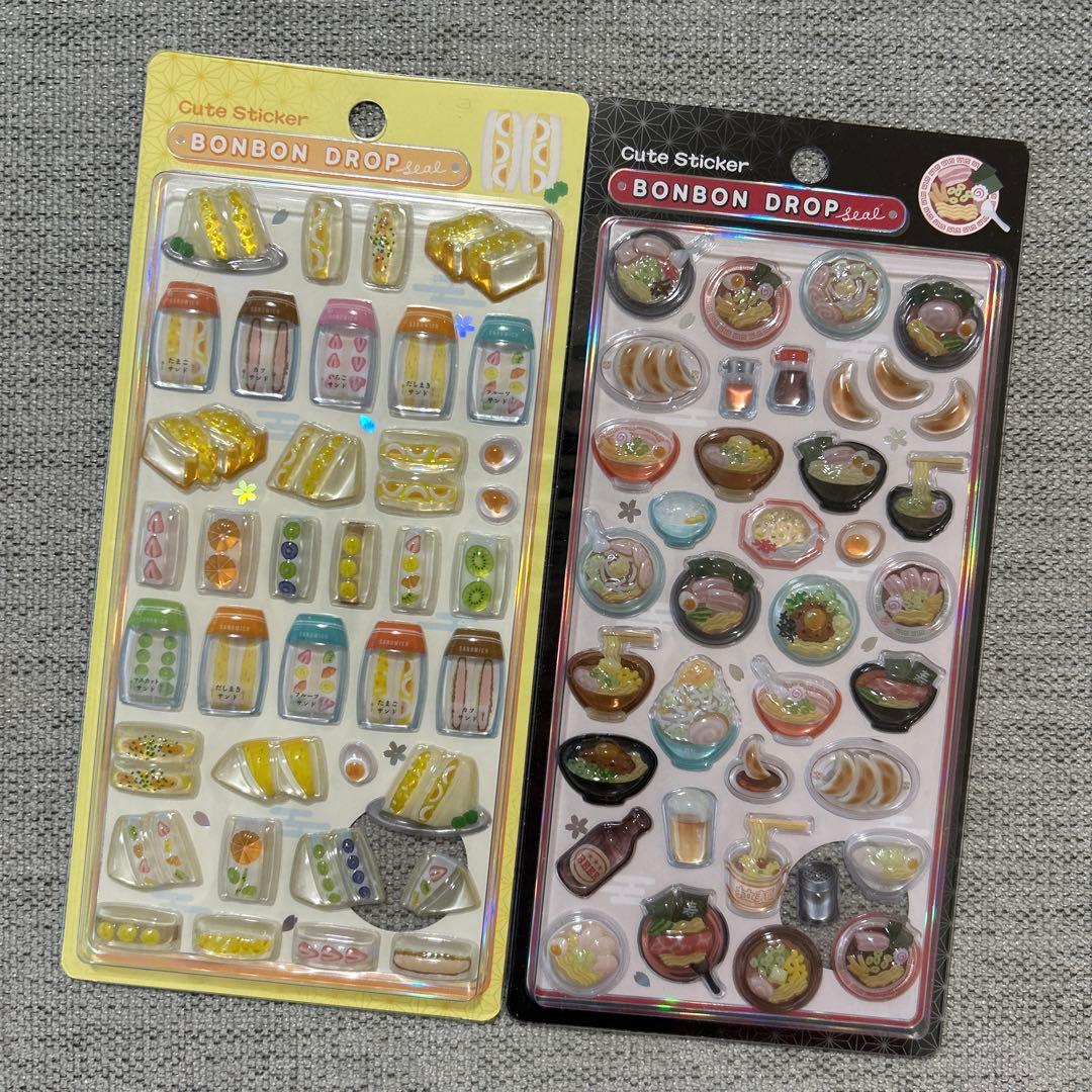 【正規品】ボンボンドロップシール 和柄 6枚セット