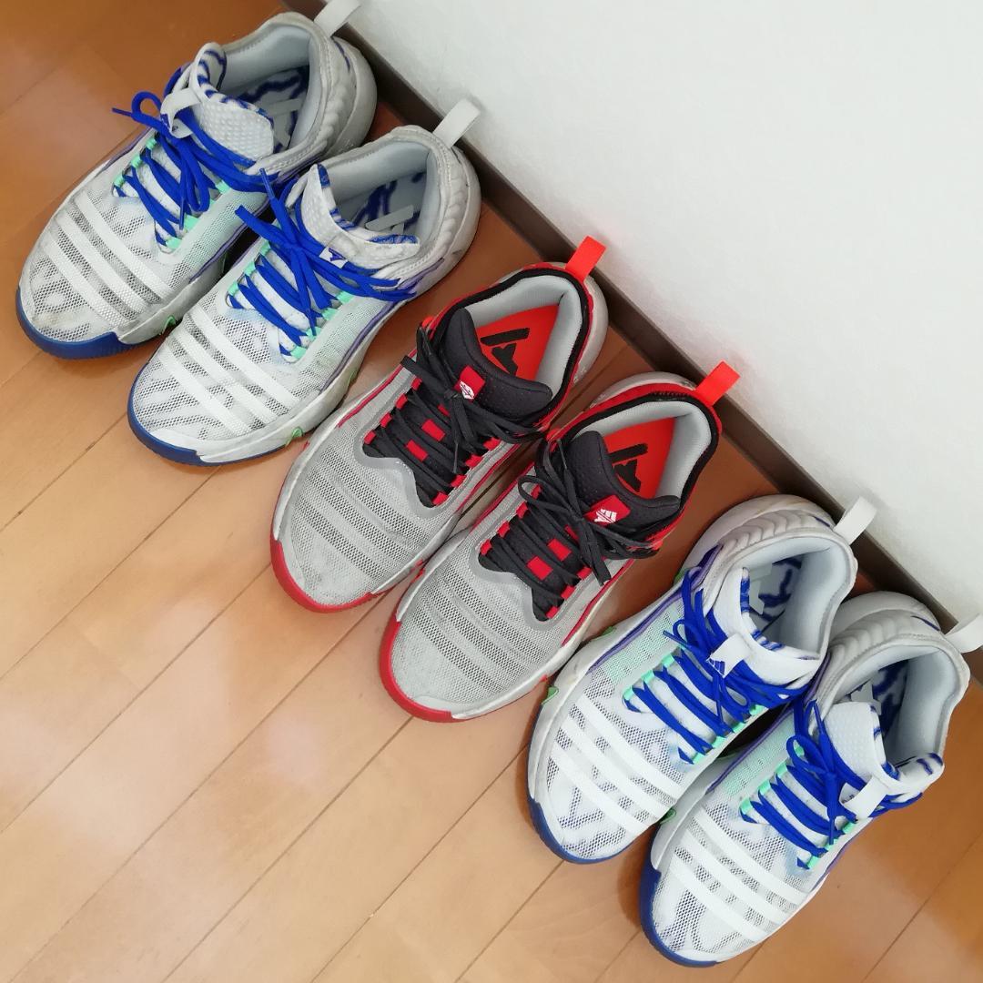 【新品】adidas　28cm　バスケットボールシューズ　トレイ ヤング　赤