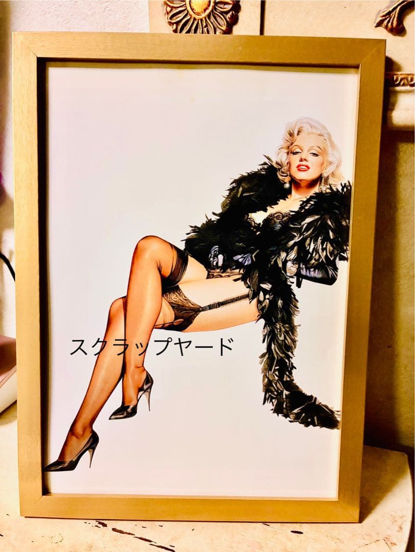 空山基＊マリリン・モンロー＊セクシー☆ビンテージ80s〜ピンナップ白額装