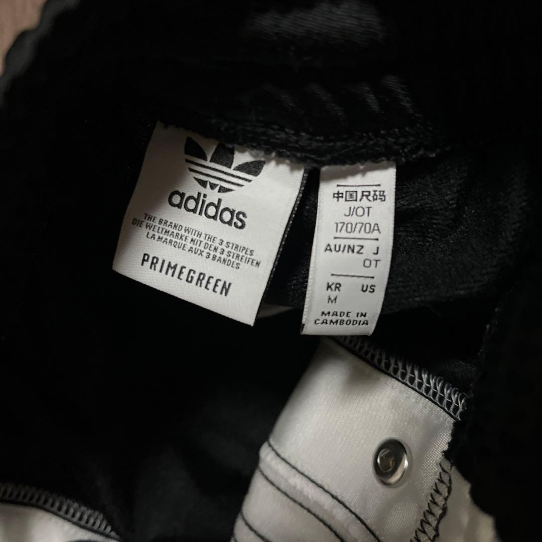 adidas originals トラックパンツ サイドボタン ブラック M
