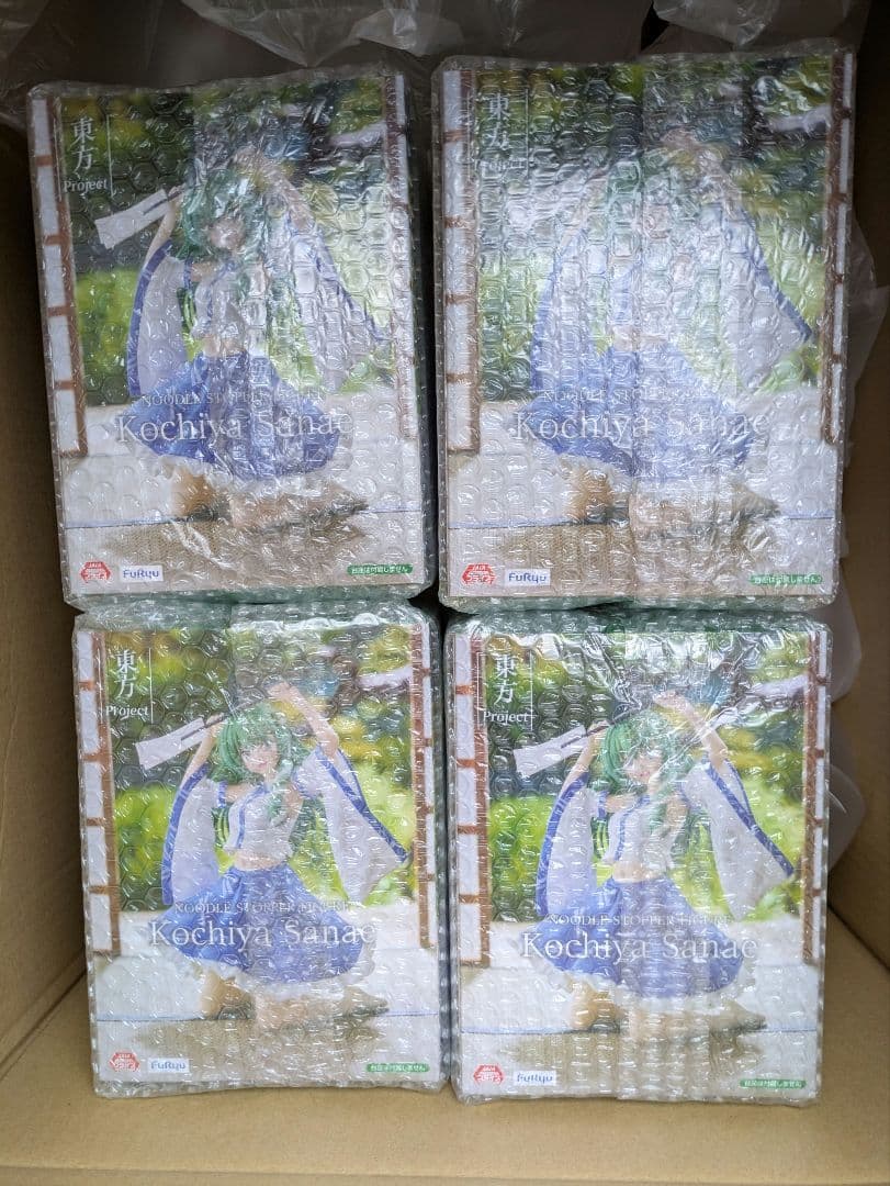 FuRyu 東方Project ぬーどるストッパー 東風谷早苗 未開封4個セット