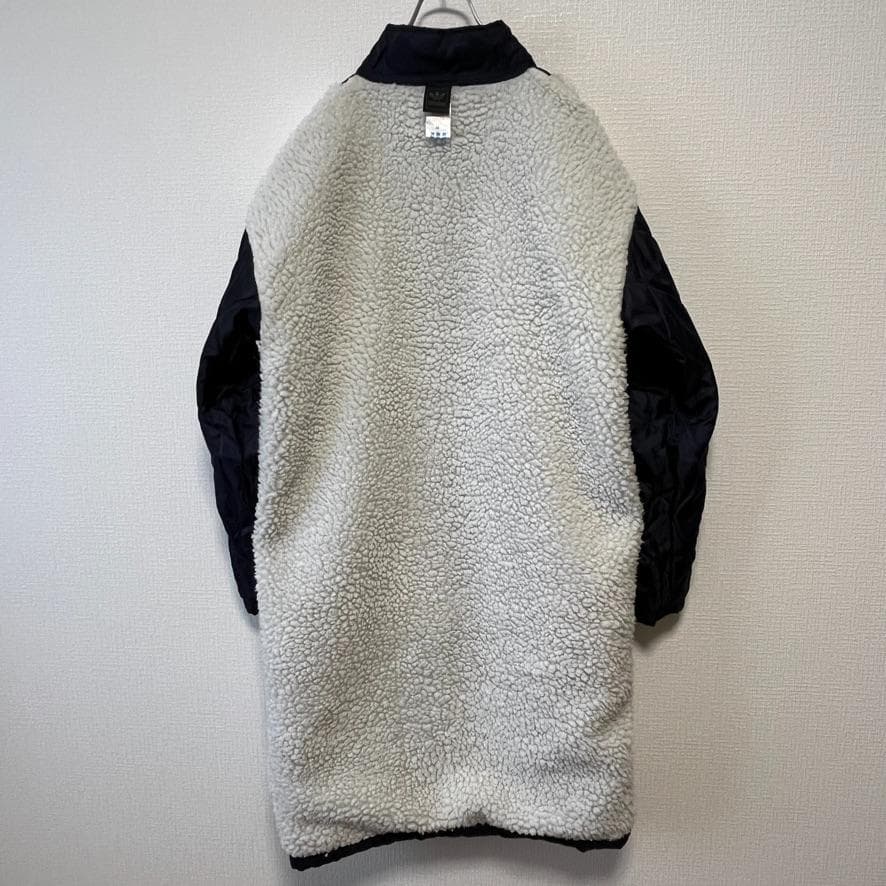 adidas アディダスオリジナルス ３ストライプス 刺繍ロゴ ベンチコート