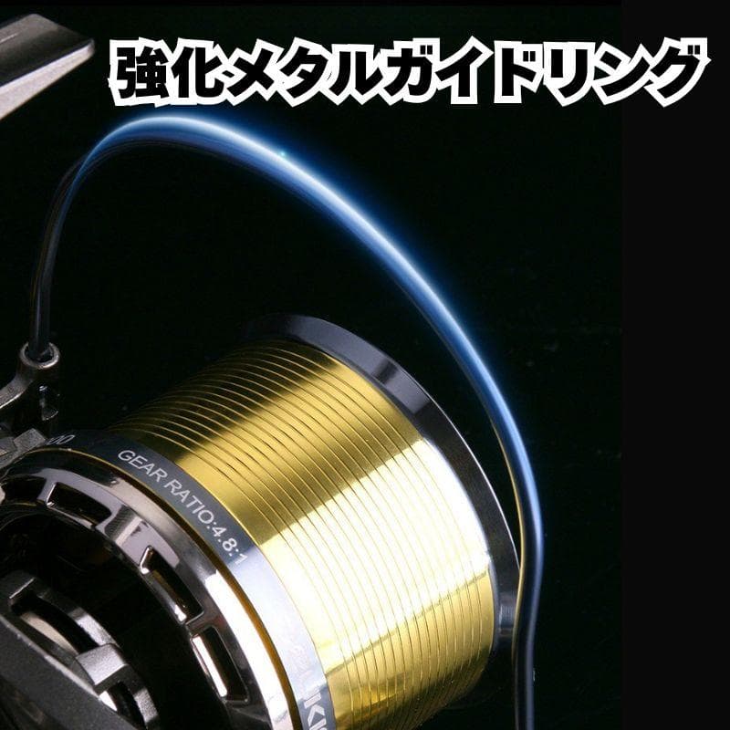 大型 スピニングリール 10000番 大物 ねじ込み式 リール 釣り 遠投
