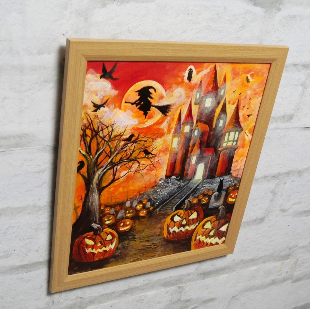 油絵 油彩 油彩画 絵 絵画 絵【ハロウィン】