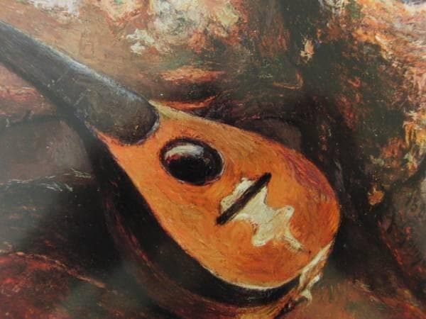 Paul Gauguin、LA MANDOLINE、画集画、新品額装付