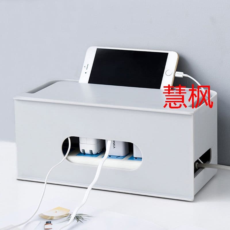 卓上収納　蓋付き　コンパクト　引き出し　文房具　リモコン　充電可能　プラスチY