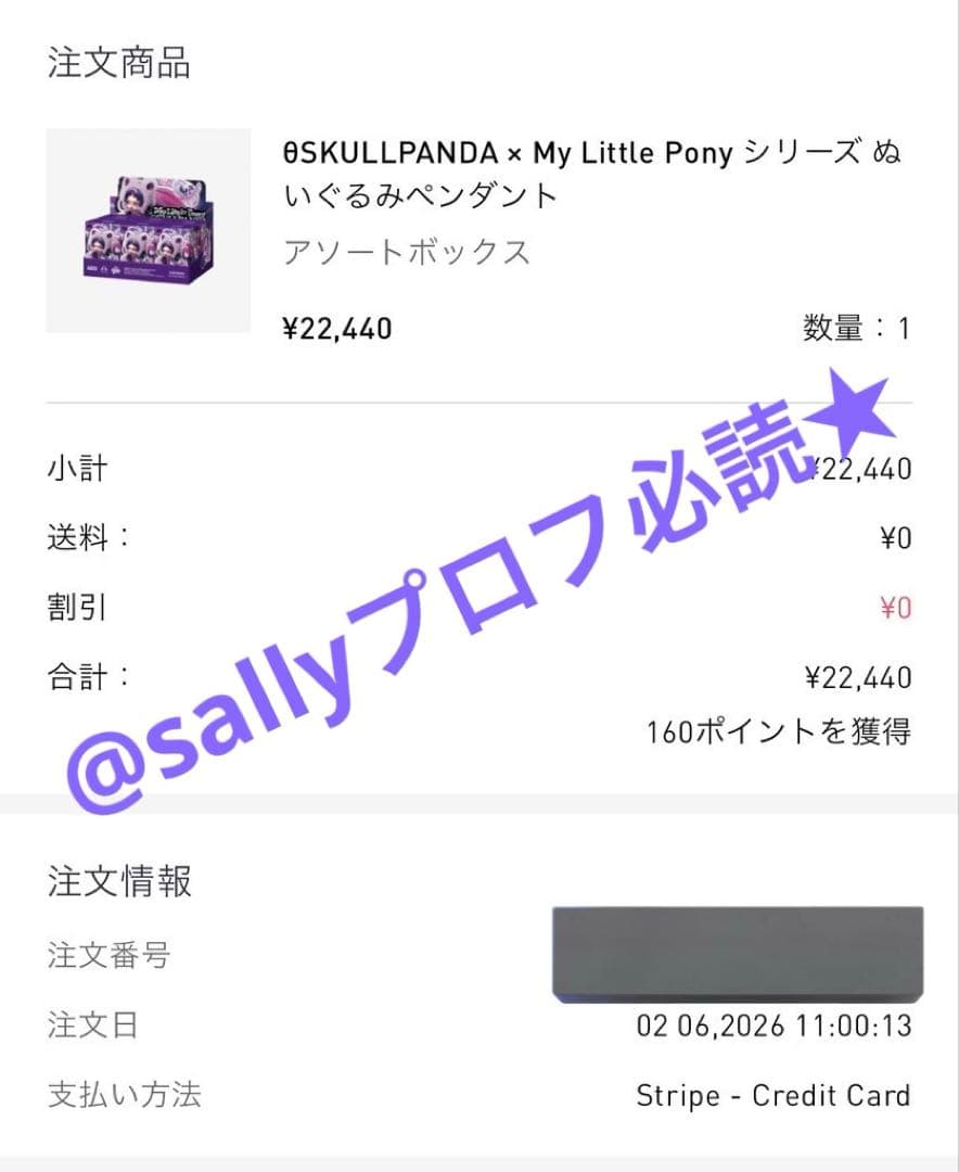 新品！ アソート SKULLPANDA × My Little Pony