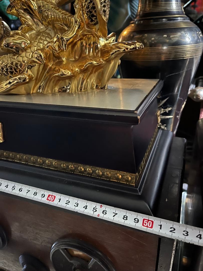 龍の置き物、金龍、50センチ、金色の龍、龍 24鍍金龍の置き物、