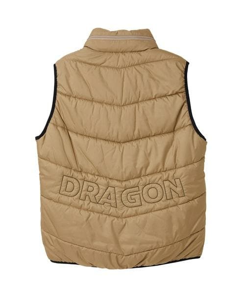新品☆ダンスウィズドラゴン ストレッチ マイクロ タフ タベスト☆茶☆XLサイズ