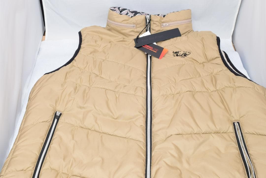 新品☆ダンスウィズドラゴン ストレッチ マイクロ タフ タベスト☆茶☆XLサイズ