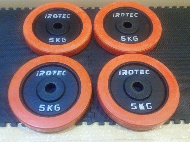アイロテック 5kg 4枚 プレート ラバー iROTEC 20kg ダンベル