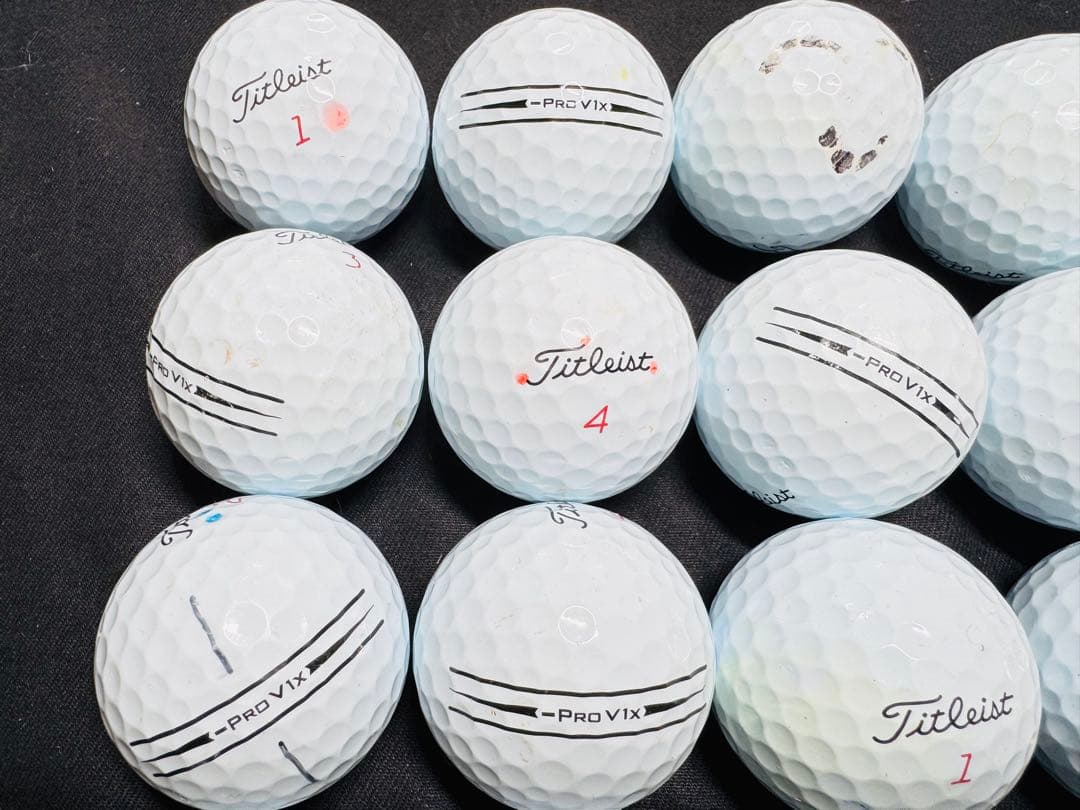 最新 タイトリスト PRO V1X レフトダッシュ AIM Enhanced