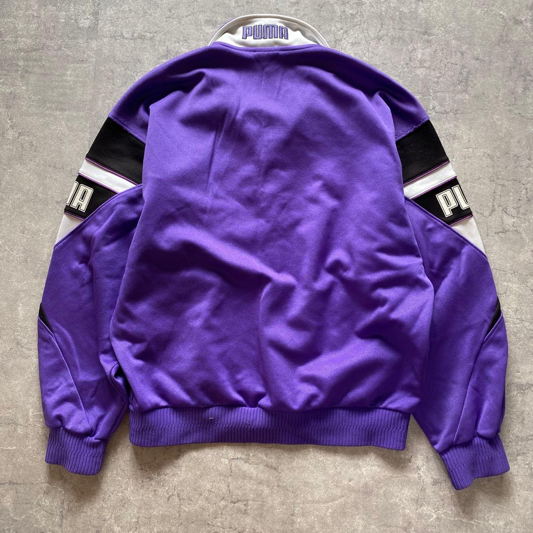 【激レア】90s PUMA トラックジャケット セットアップ 紫 ジャージ