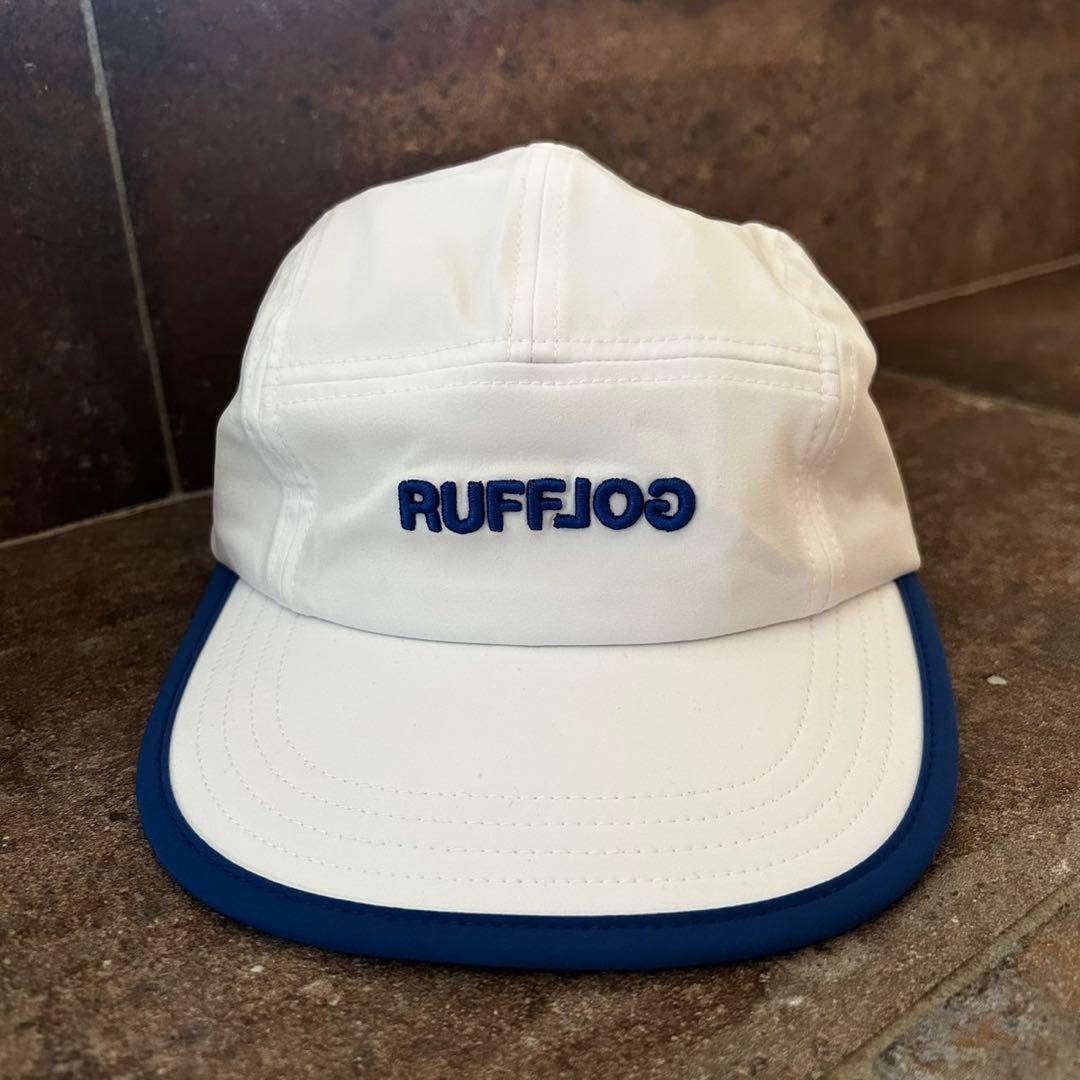 RUFFLOG ラフロッグ JET CAP ホワイト 美品 ゴルフキャップ