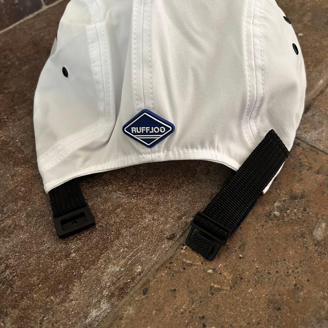 RUFFLOG ラフロッグ JET CAP ホワイト 美品 ゴルフキャップ