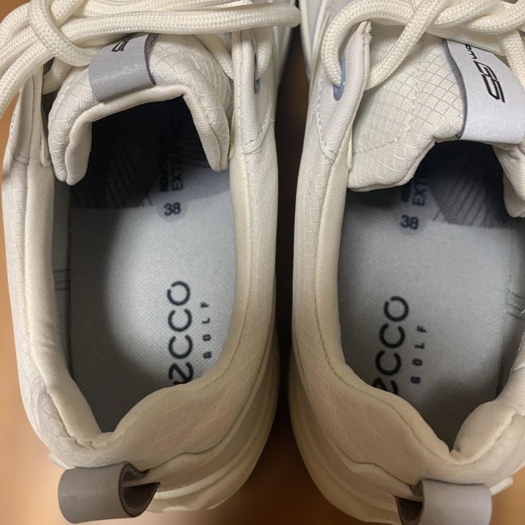 ECCO ホワイト ゴルフシューズ新品　未使用