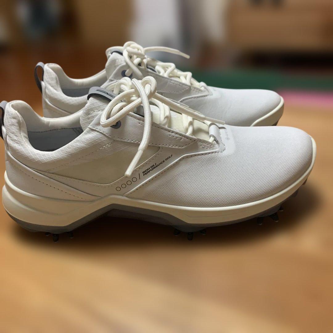 ECCO ホワイト ゴルフシューズ新品　未使用