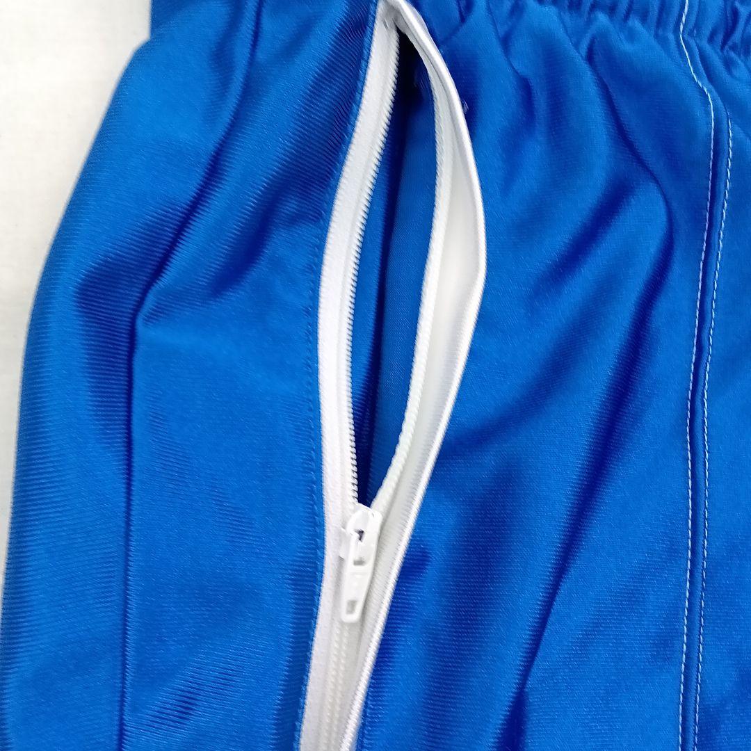 【池211】adidas青 ジャージ上下セットアップ