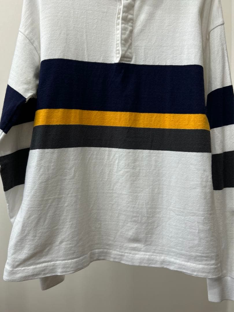90s USA製 THORNTON BAY Lsize ラガーシャツ ボーダー