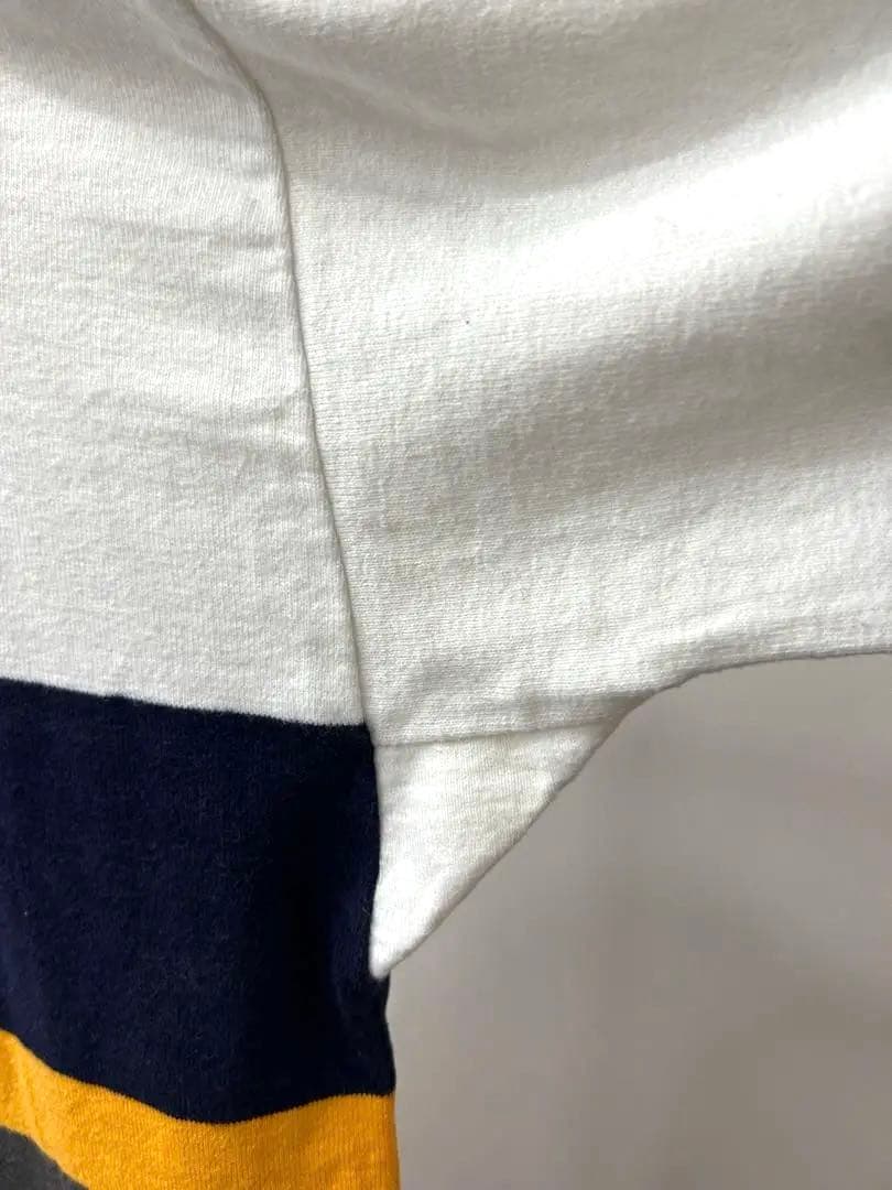 90s USA製 THORNTON BAY Lsize ラガーシャツ ボーダー