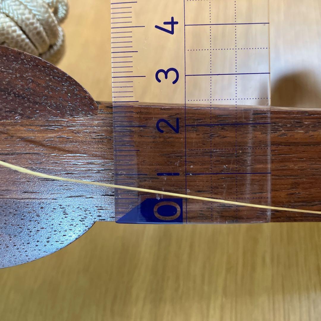 三味線 細棹 約2.5cm 猿木楽器店 琴三弦 保管品