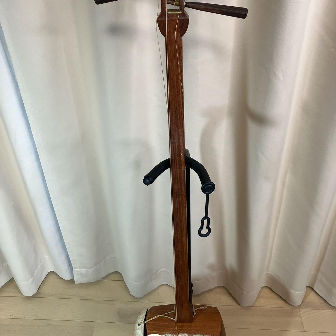 三味線 細棹 約2.5cm 猿木楽器店 琴三弦 保管品