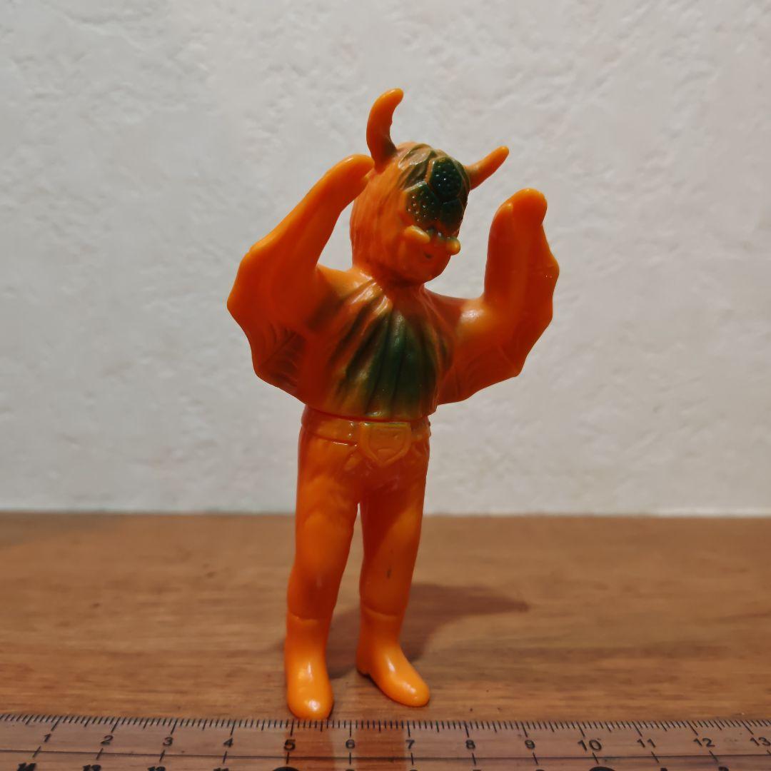 昭和年代当時物 ユニファイブ製刻印 仮面ライダー 【蜘蛛男】ミニソフビ☆希少品☆