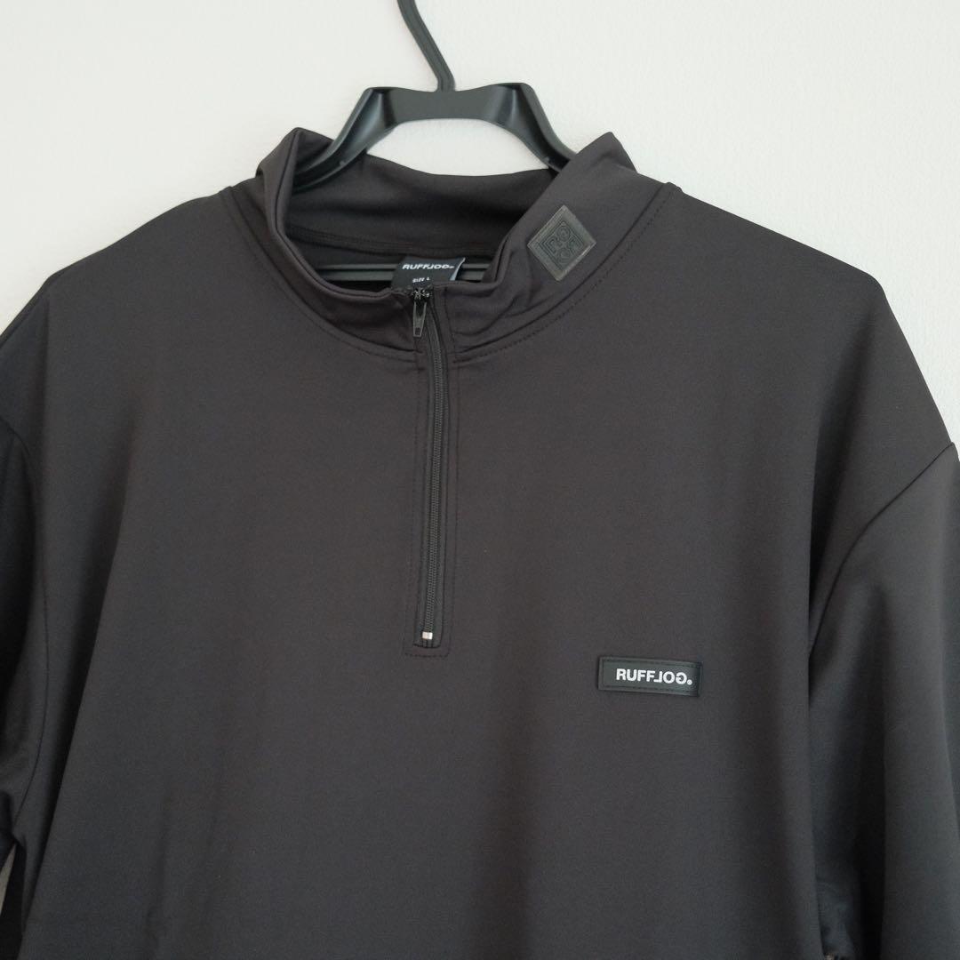 RUFFLOG HALF ZIP MOCK NECK SHIRTS Lサイズ
