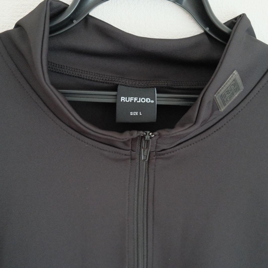 RUFFLOG HALF ZIP MOCK NECK SHIRTS Lサイズ