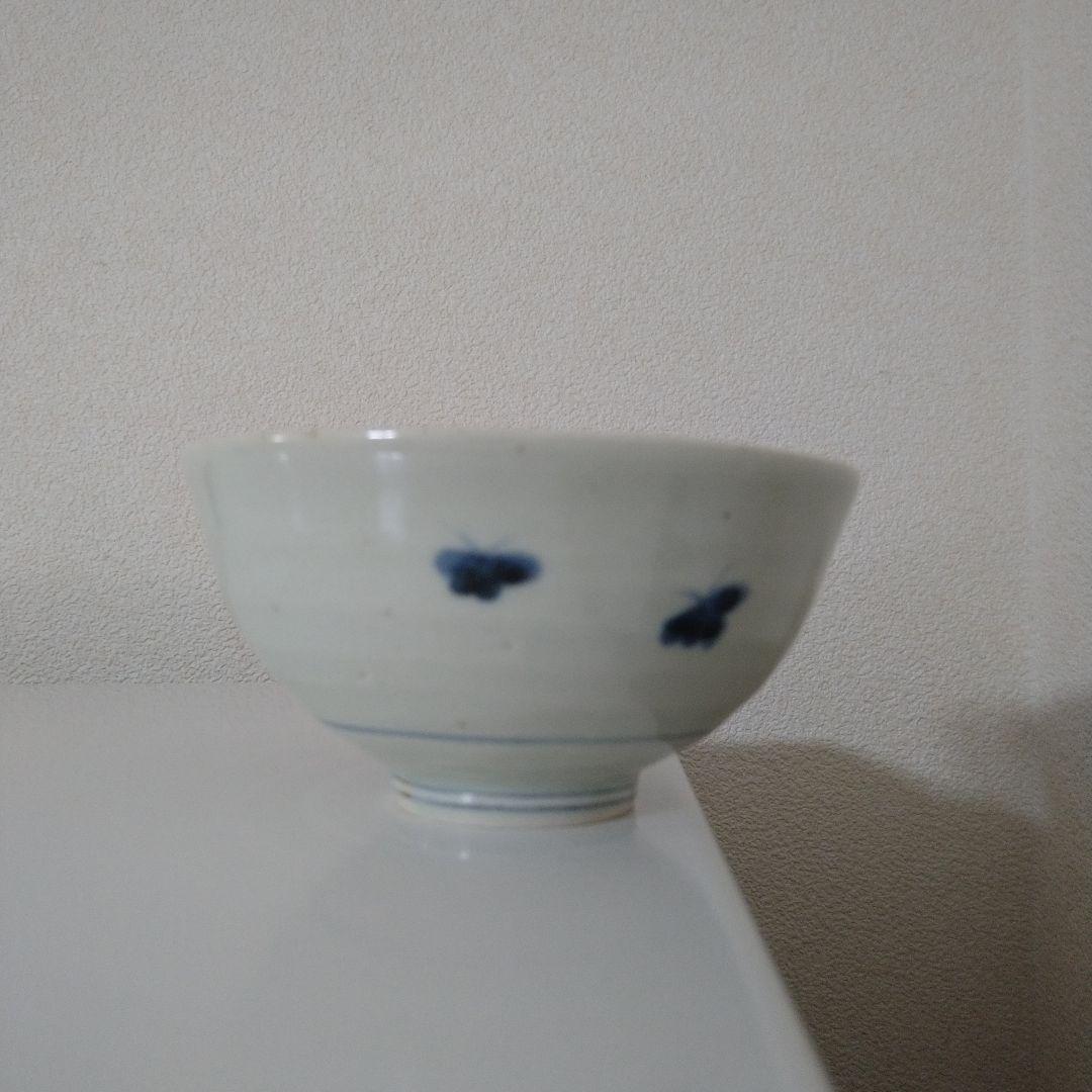 兵頭侑亀さん　飯茶碗古戸部花蝶文