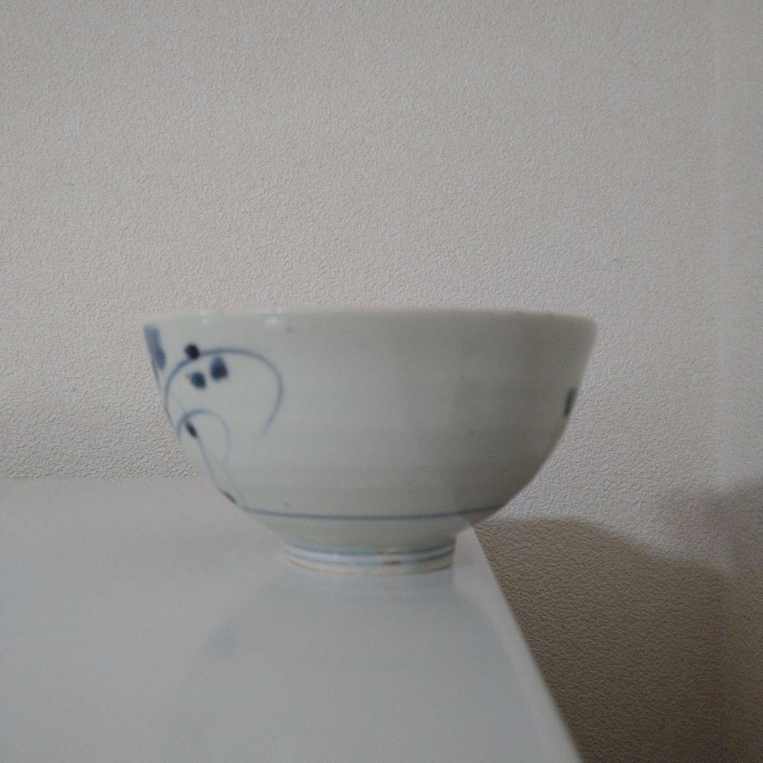 兵頭侑亀さん　飯茶碗古戸部花蝶文