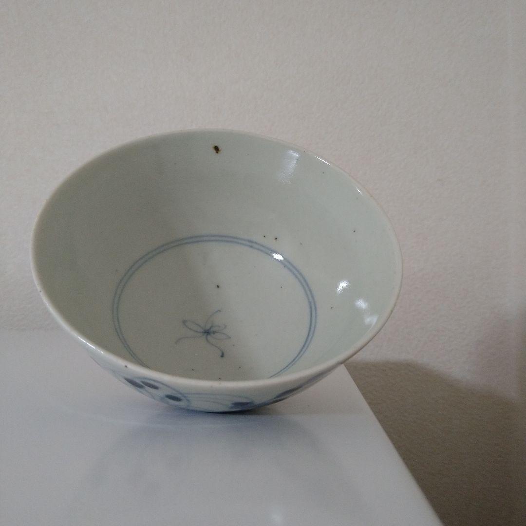 兵頭侑亀さん　飯茶碗古戸部花蝶文