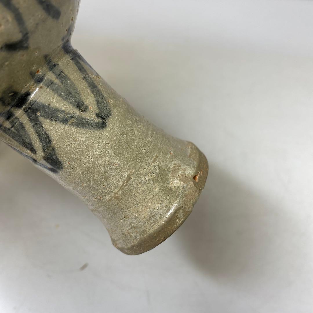 16世紀安南染付高台鉢　タニサ　 木箱付　幅約12.7cm 東R8-0205①