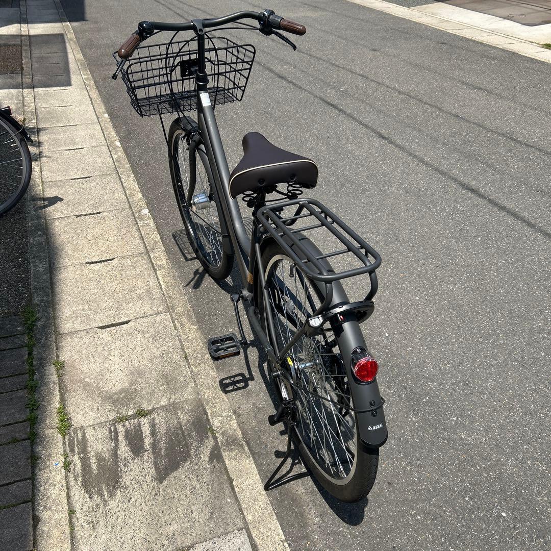 京都市引き取り限定　ボールドライン自転車27インチ6段変速