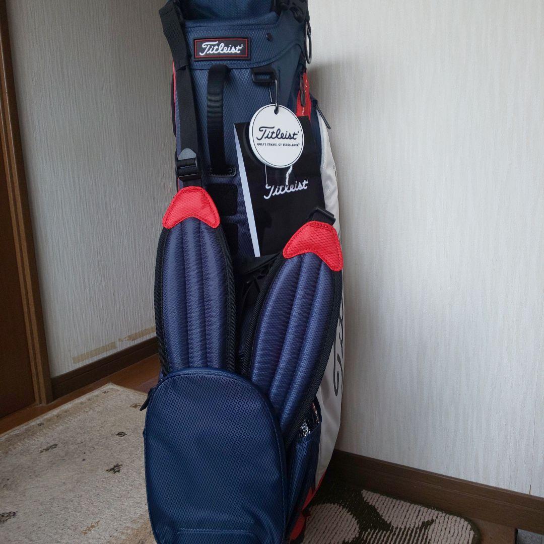 Titleist キャディバッグ (スタンドタイプ) ネイビー/レッド