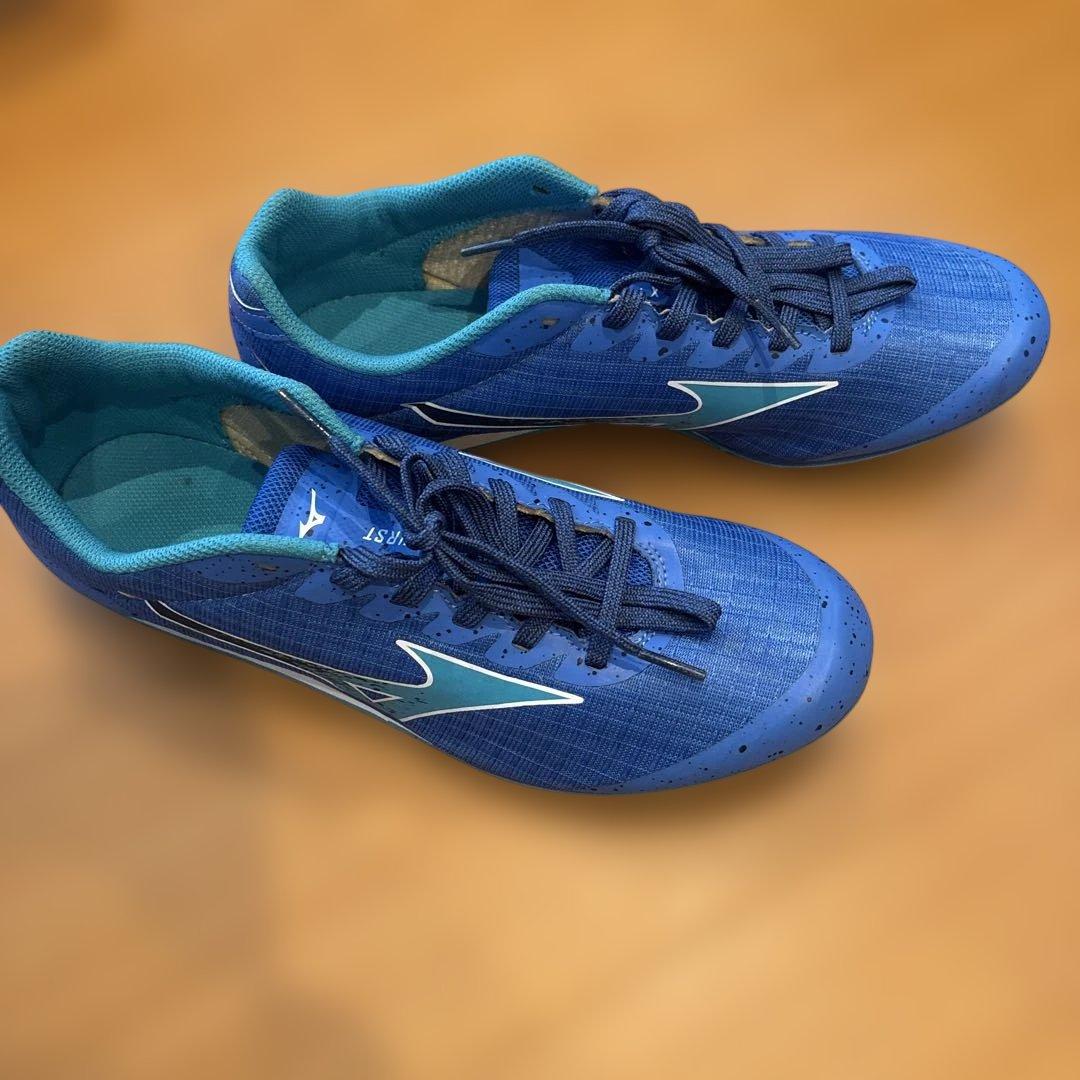 Mizuno スパイクシューズ 青/緑